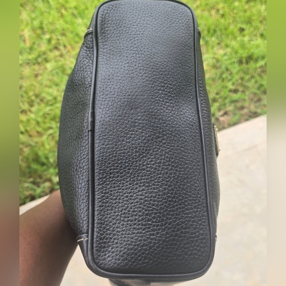 Dooney & Bourke Black Pebble Grain Crossbody Shoulder Bag Black Pockets - Picture 8 of 16